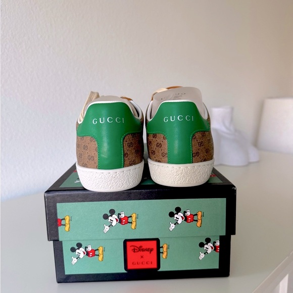 NIB Gucci x Disney Mickey Mouse Ace Sneakers, Women’s 38/8 - Picture 2 of 15